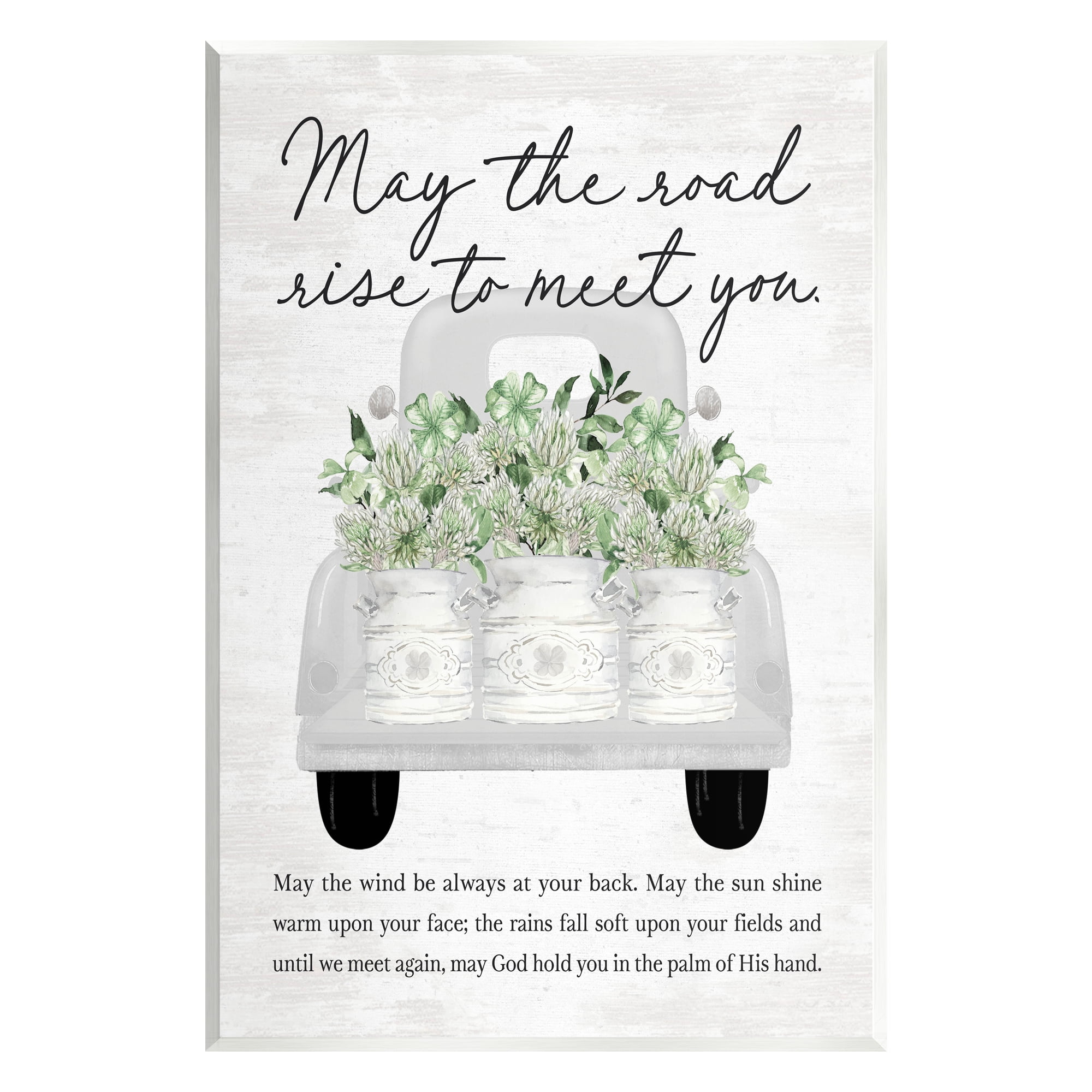 Stupell Industries Country Irish Proverb Transportation Painting