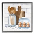 thumbnail image 1 of Stupell Industries Country Kitchen Utensils Graphic Art Black Framed Art Print Wall Art, Design by ND Art, 1 of 7