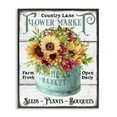 thumbnail image 1 of Stupell Industries Country Lane Flower Market Plants & Flowers Painting Black Framed Art Print Wall Art, 16 x 20, 1 of 2