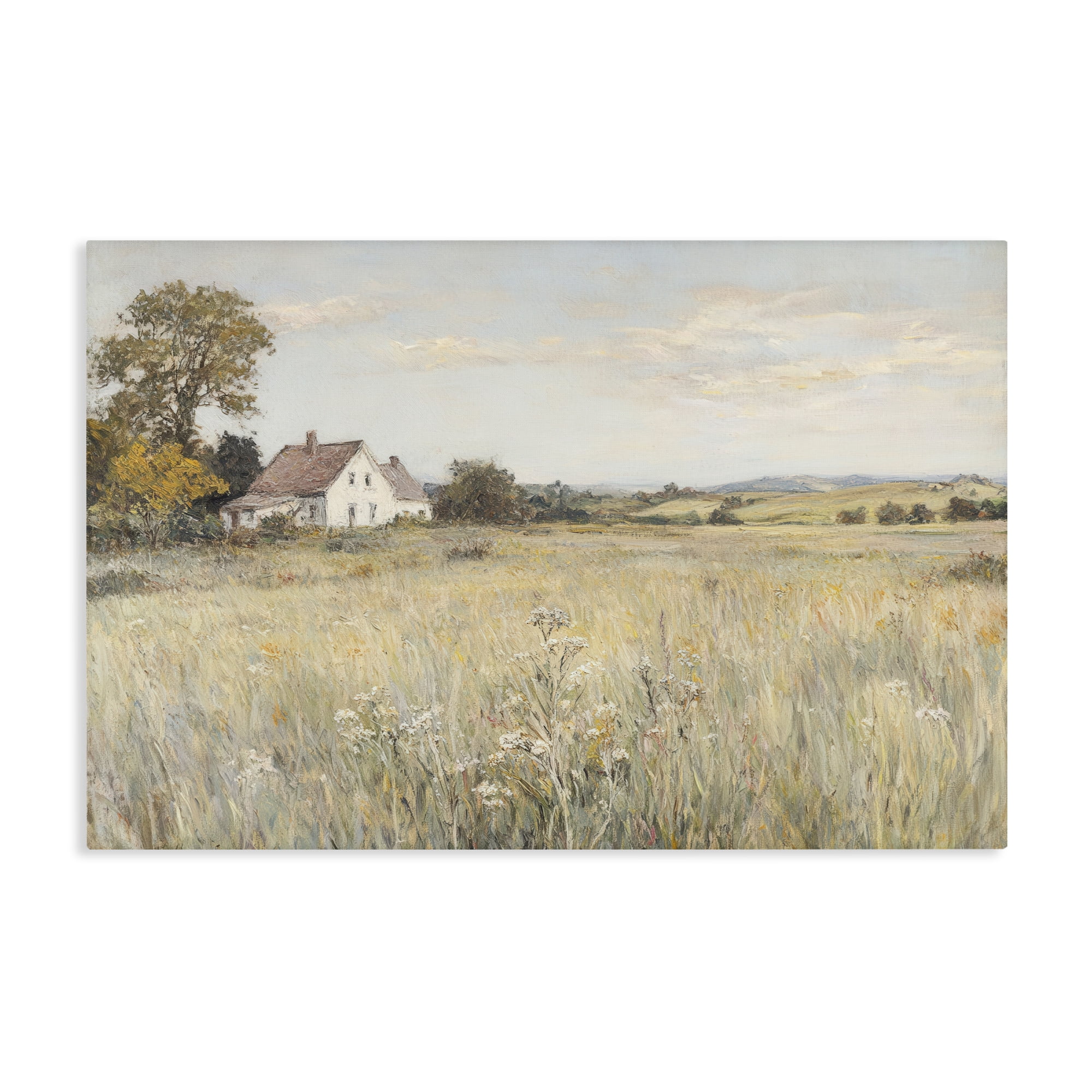 Stupell Industries Country Living in Golden Meadow Canvas Wall Art, design by Petal Prints Design
