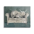 thumbnail image 1 of Stupell Industries Country Longhorn Cattle Resting Couch Green Gray, 40 x 30, Design by Cindy Jacobs, 1 of 6