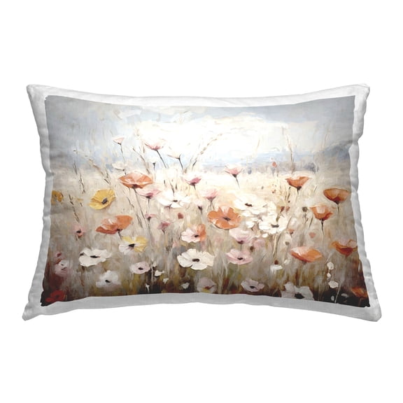 Stupell Industries Country Meadow Flowers Decorative Printed Throw Pillow Design by Ramona Murdock