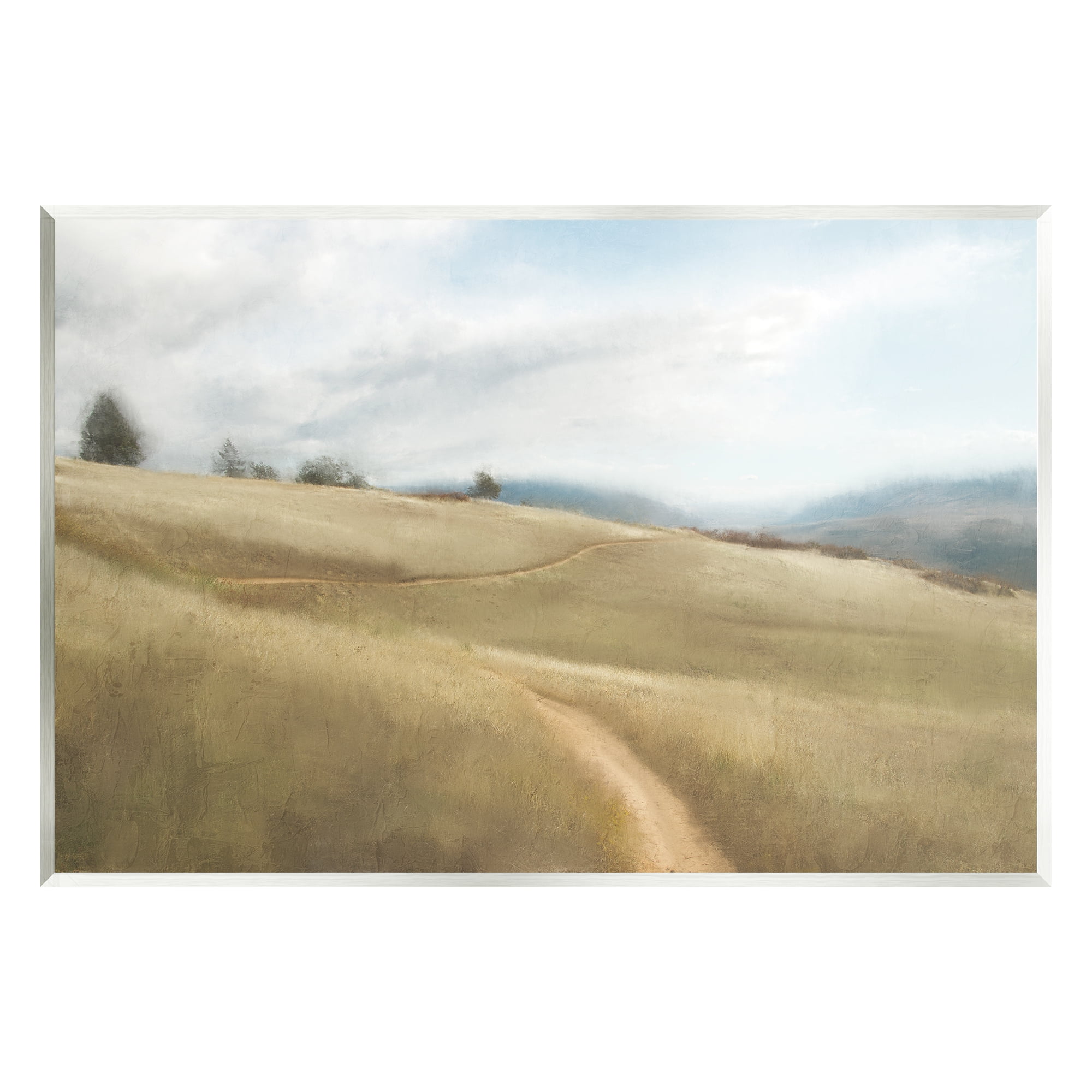 Stupell Industries Country Path Landscape Landscape Painting Unframed Art Print Wall Art, 19 x 13