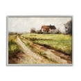 thumbnail image 1 of Stupell Industries Country Path to Barn Landscape Painting Gray Framed Art Print Wall Art, 14 x 11, 1 of 9