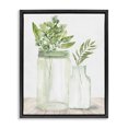 thumbnail image 1 of Stupell Industries Cottage Country Plant Leaves Rustic Glass Jars Arrangement Black Floating Frame Canvas Art, 17 x 21, by Kim Allen, 1 of 6