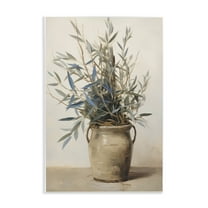 Stupell Industries Country Pottery Plant Plants & Flowers Painting Unframed Art Print Wall Art, 10 x 15