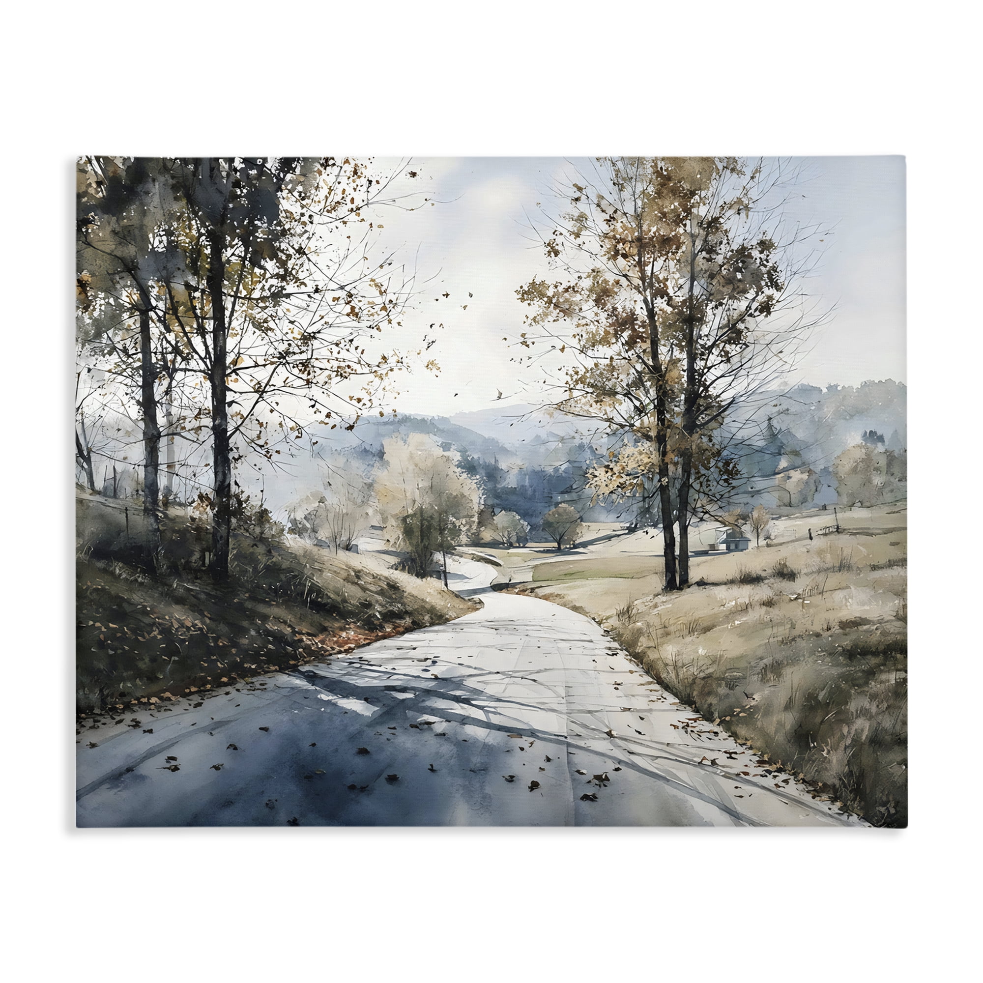 Stupell Industries Country Road in Autumn Canvas Wall Art, design by Franklyn Gregory