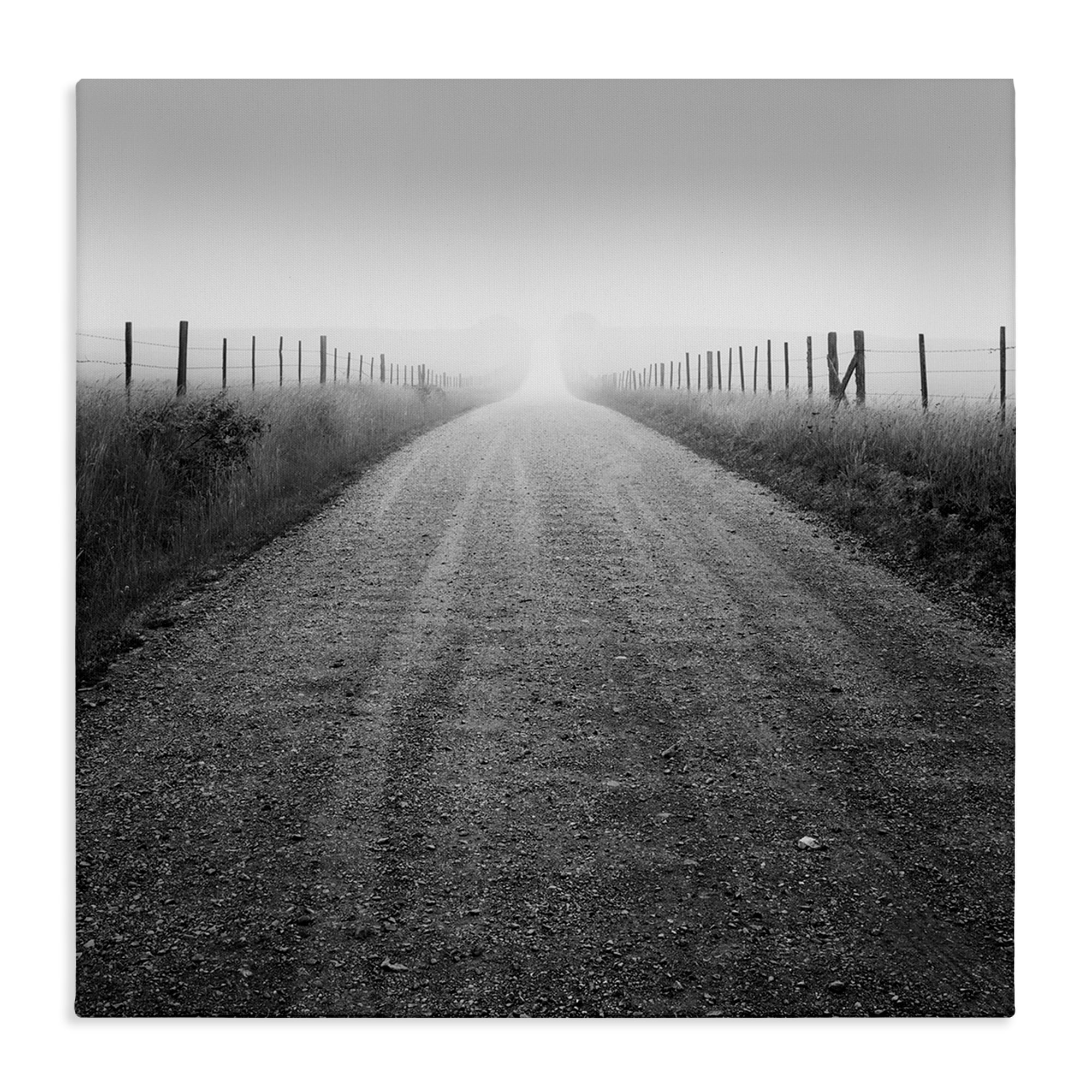 Stupell Industries Country Road in Morning Mist Canvas Wall Art, design by Chip Forelli