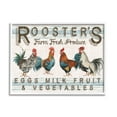 thumbnail image 1 of Stupell Industries Country Roosters Produce Botanical & Floral Painting White Framed Art Print Wall Art, 20 x 16, 1 of 9
