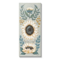 Stupell Industries Country Sunflower Blossoms Botanicals Painting Gallery Wrapped Canvas Print Wall Art, Design by Michele Norman
