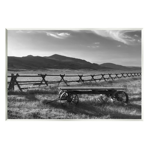 Stupell Industries Country Wagon Scenery Landscape Photography Unframed Art Print Wall Art, 19 x 13