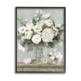 thumbnail image 1 of Stupell Industries Country White Floral Scene Painting Black Framed Art Print Wall Art, Design by Sally Swatland, 1 of 8