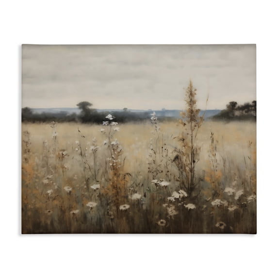 Stupell Industries Traditional Country Wildflowers in Misty Meadow Canvas Art, 20 x 16, by Creative Studio