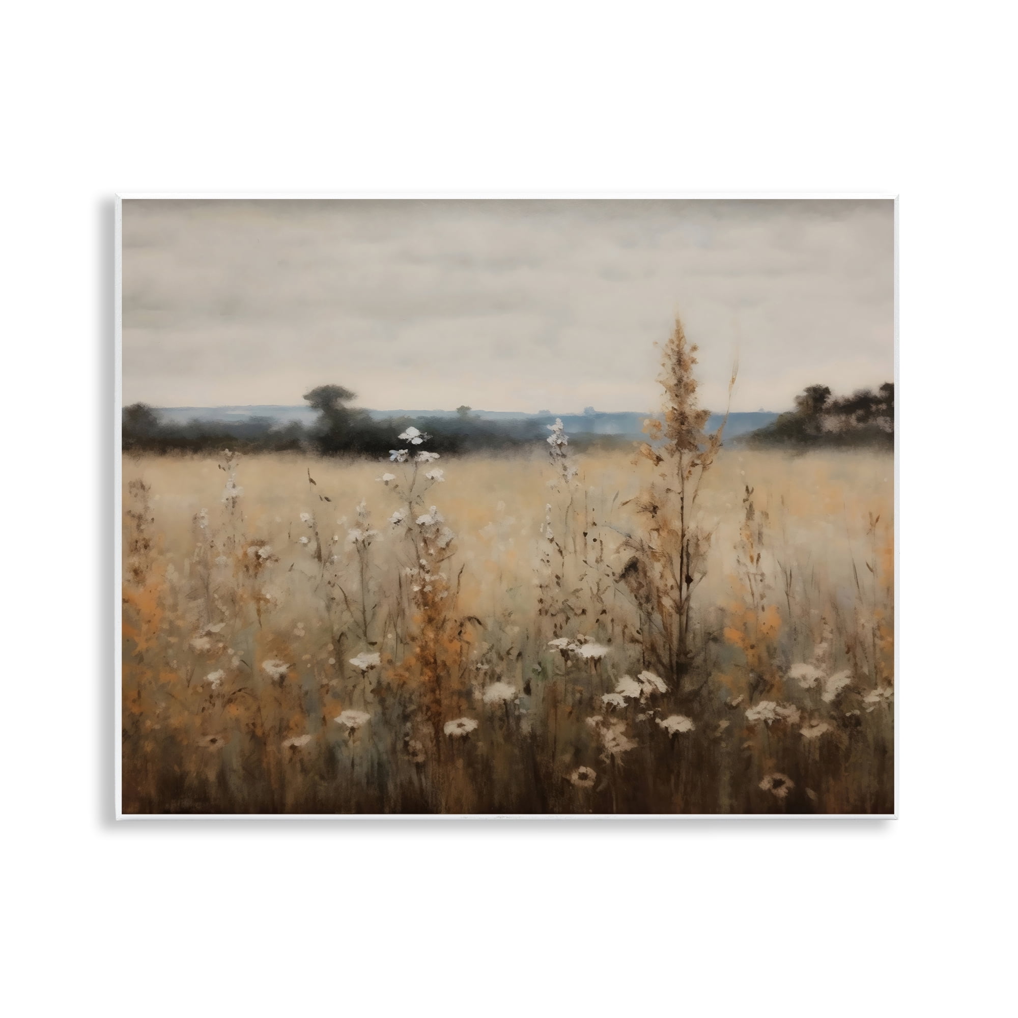 Stupell Industries Country Wildflowers in Misty Meadow Wall Plaque Art, design by Creative Studio