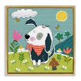 thumbnail image 1 of Stupell Industries Farmhouse Countryside Dog Landscape Gold Floating Frame Canvas Art, 25 x 25, by Tina Finn, 1 of 8