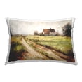 thumbnail image 1 of Stupell Industries Countryside Farm Path Decorative Printed Throw Pillow, 14 x 20, 1 of 8