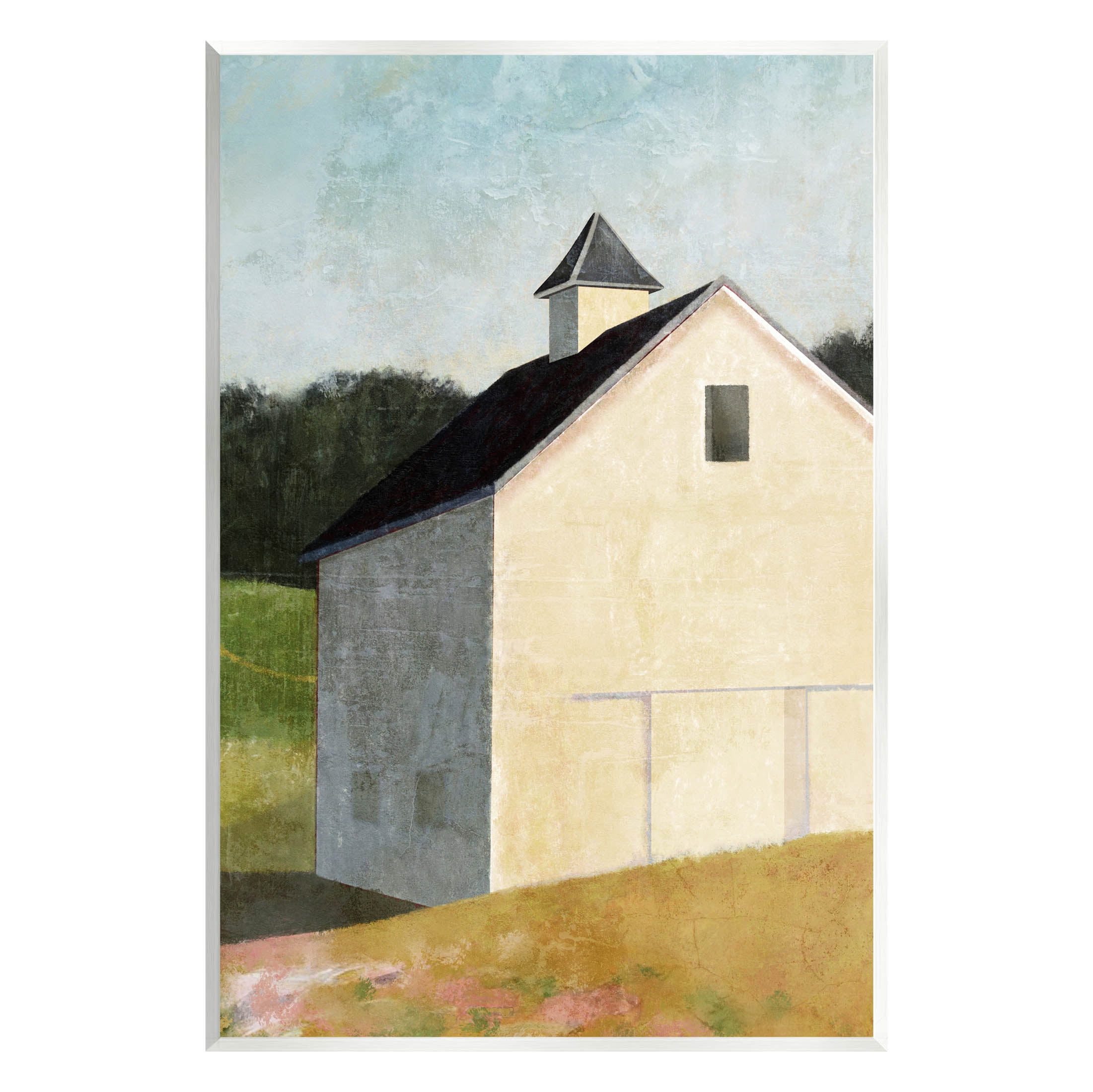 Stupell Industries Countryside Hills Barn Scenery Painting Unframed Art Print Wall Art, Design by Suzanne Nicoll