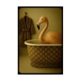 thumbnail image 1 of Stupell Industries Contemporary Couture Flamingo in Luxury Tub Canvas Art, 30 x 45, by Grotto Studios, 1 of 8