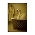 thumbnail image 1 of Stupell Industries Eclectic Couture Swan in Luxury Tub Canvas Art, 30 x 45, by Grotto Studios, 1 of 8