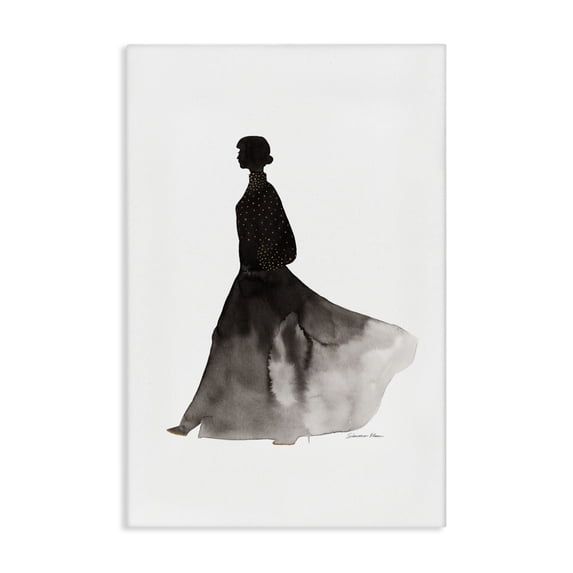 Stupell Industries Modern Covered In Gold Silhouette Canvas Art, 24 x 36, by Simone Elum