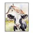 thumbnail image 1 of Stupell Industries Cow Little at Farm Animals Painting Gray Framed Art Print Wall Art, 11 x 14, 1 of 2