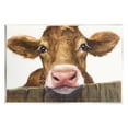 thumbnail image 1 of Stupell Industries Cow Resting on Fence Animals & Insects Painting Unframed Art Print Wall Art, 19 x 13, 1 of 7