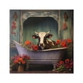 thumbnail image 1 of Stupell Industries Cow in Vintage Floral Tub Animals & Insects Painting Gallery Wrapped Canvas Art Print Wall Art, 24 x 24, 1 of 8