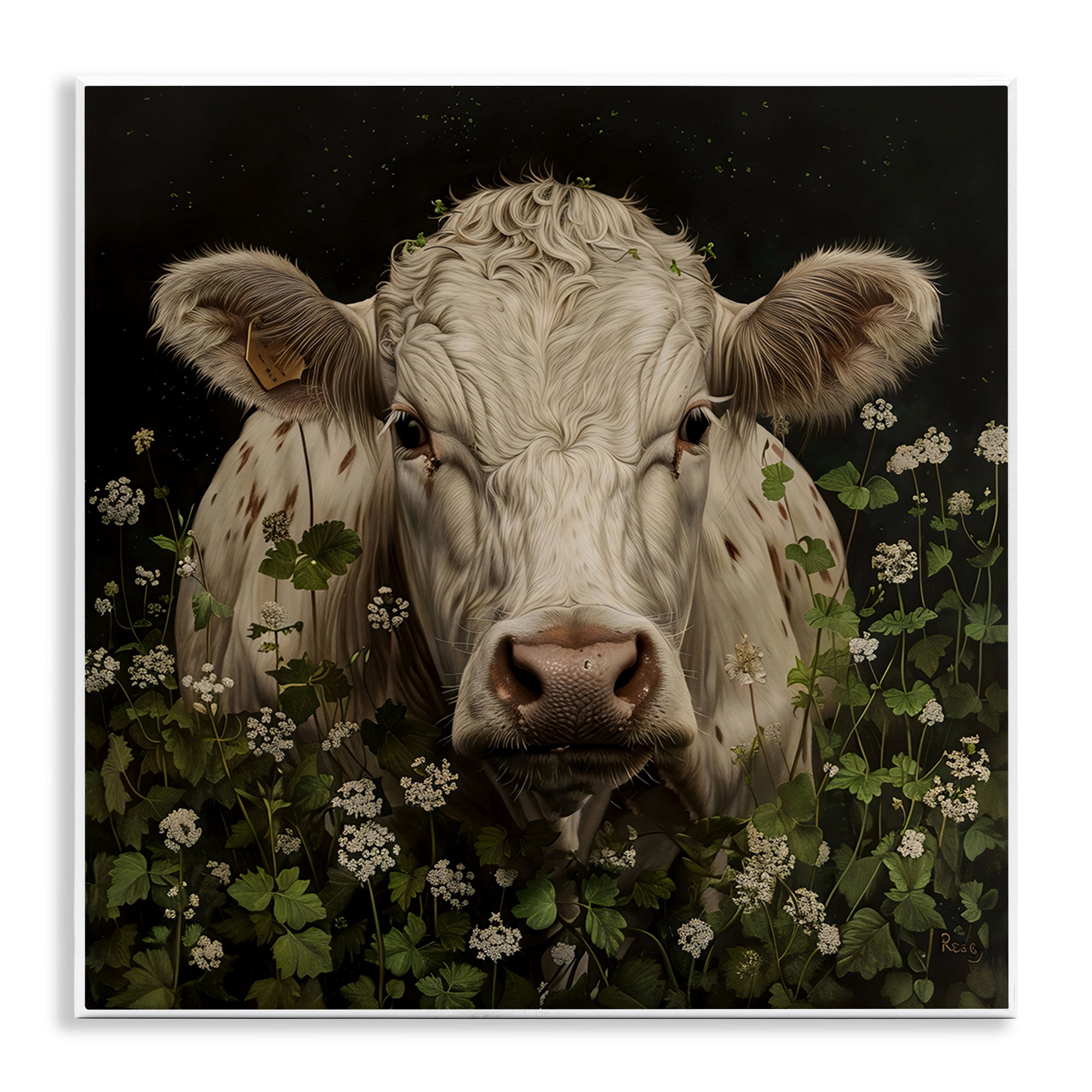 Stupell Industries Cow in the Green Meadow Wall Plaque Art, design by Creative Studio