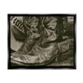 thumbnail image 1 of Stupell Industries Cowboy Boots Photography Beauty & Fashion Photography Black Floater Framed Art Print Wall Art, 21 x 17, 1 of 9