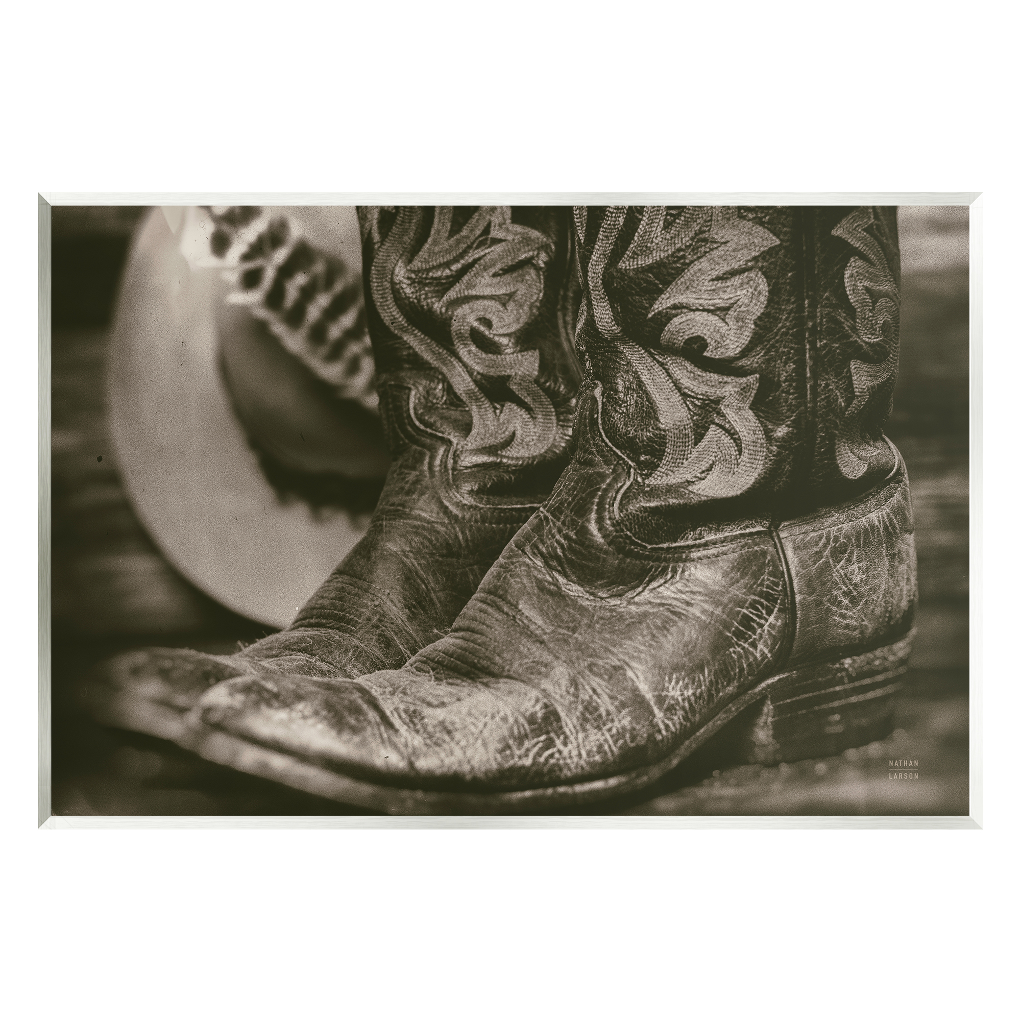 Stupell Industries Cowboy Boots Photography Beauty & Fashion Photography Unframed Art Print Wall Art, 15 x 10