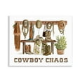 thumbnail image 1 of Stupell Industries Cowboy Chaos Accessories Entertainment Painting Unframed Art Print Wall Art, 14 x 11, 1 of 8