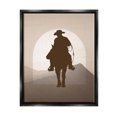 thumbnail image 1 of Stupell Industries Cowboy & Desert Dunes Animals & Insects Painting Black Floater Framed Canvas Art Print Wall Art, 25 x 31, 1 of 10