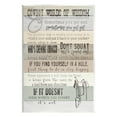 thumbnail image 1 of Stupell Industries Cowboy Words of Wisdom Typography Painting Unframed Art Print Wall Art, 10 x 15, 1 of 2