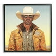 thumbnail image 1 of Stupell Industries Cowboy at Sunset Abstract Painting Black Framed Art Print Wall Art, 12 x 12, 1 of 9