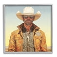thumbnail image 1 of Stupell Industries Cowboy at Sunset Abstract Painting Gray Framed Art Print Wall Art, 12 x 12, 1 of 9