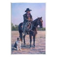 thumbnail image 1 of Stupell Industries Cowboy in Rural Landscape Animals & Insects Painting Unframed Art Print Wall Art, 13 x 19, 1 of 7