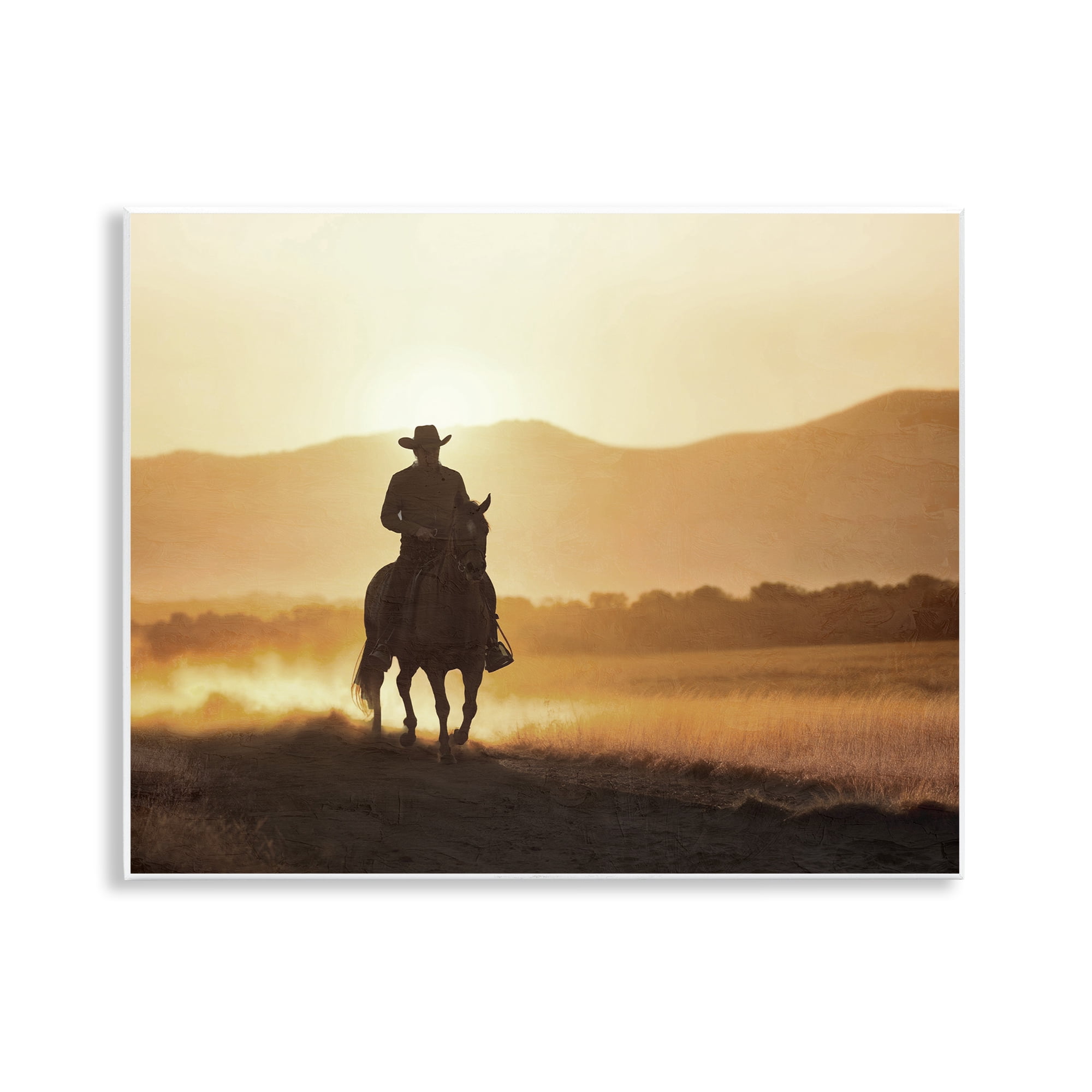 Stupell Industries Cowboy's Ride Home Wall Plaque Art, design by Kim Allen