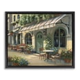 thumbnail image 1 of Stupell Industries French Country Cozy Cafe Sunlit Patio Black Floating Frame Canvas Art, 21 x 17, by Nan, 1 of 8