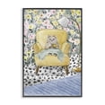 thumbnail image 1 of Stupell Industries Contemporary Cozy Cat Corner Black Framed Giclee Art, 12 x 18, by Lanie Loreth, 1 of 8
