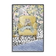 thumbnail image 1 of Stupell Industries Cottage Cozy Cat Relaxing Black Framed Giclee Art, 12 x 18, by Lanie Loreth, 1 of 8