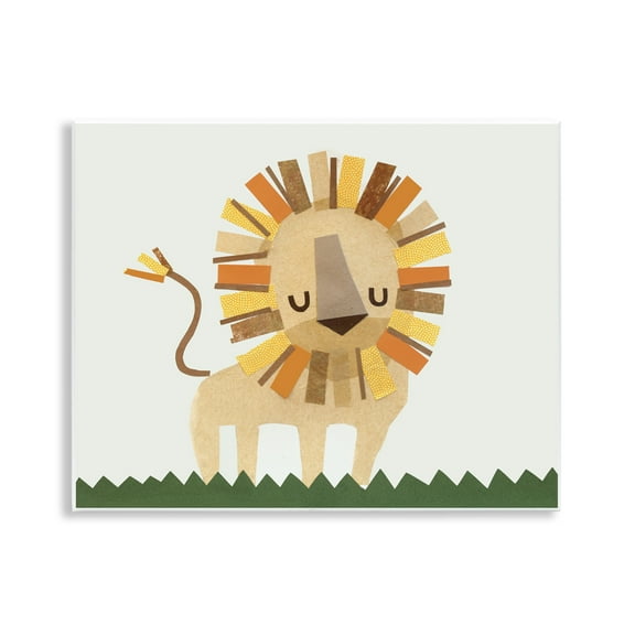 Stupell Industries Cozy Corner Lion Animals & Insects Painting Unframed Art Print Wall Art, 14 x 11