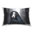 thumbnail image 1 of Stupell Industries Cozy Dog with Scarf Decorative Printed Throw Pillow Design by Natalie Grosse, 1 of 5
