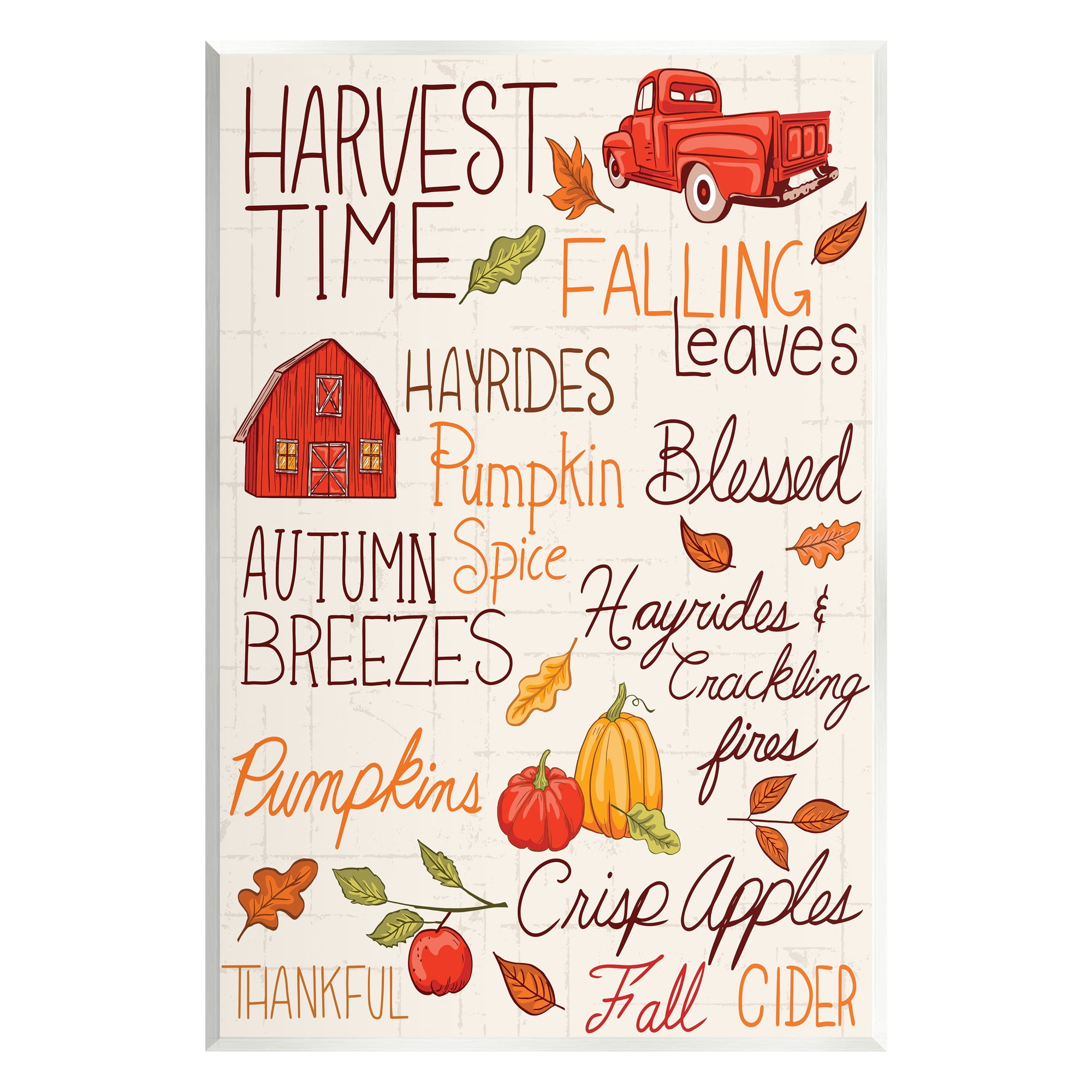 Stupell Industries Cozy Fall Activities Botanical & Floral Painting Unframed Art Print Wall Art, 10 x 15