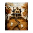 thumbnail image 1 of Cozy Halloween House Canvas Art, 36 x 48, Made In USA, 1 of 6