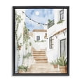 thumbnail image 1 of Stupell Industries Coastal Cozy Street Architecture Black Floating Frame Canvas Art, 17 x 21, by Svetlana Aleynikova, 1 of 8