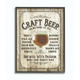 thumbnail image 1 of Stupell Industries Craft Beer Sign Bar Room Wooden Texture Framed Wall Art by Retrorocket Studio, 1 of 1