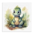thumbnail image 1 of Stupell Industries Bohemian Crafty Smiling Dinosaur Canvas Art, 17 x 17, by Steve Hunziker, 1 of 8