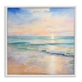 thumbnail image 1 of Stupell Industries Crashing On The Shore Beach Painting White Framed Art Print Wall Art, 12 x 12, 1 of 8