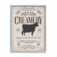 thumbnail image 1 of Stupell Industries Creamery Cow Rustic Farm Textured Word Design Gray Farmhouse Rustic Framed Giclee Texturized Art by Stephanie Workman Marrott, 1 of 3