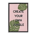 thumbnail image 1 of Stupell Industries Contemporary Create Your Own Jungle Black Floating Frame Canvas Art, 17 x 25, by Martina Pavlova, 1 of 8